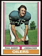 1974 Topps Paul Guidry #22 Houston Oilers