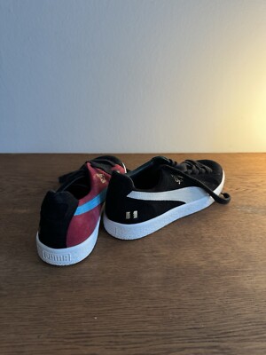 Puma x The Hundreds Clyde Black White Limited Edition New Men Shoes 371383-01