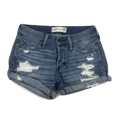 Abercrombie & Fitch Low Rise Boyfriend Shorts Size 00