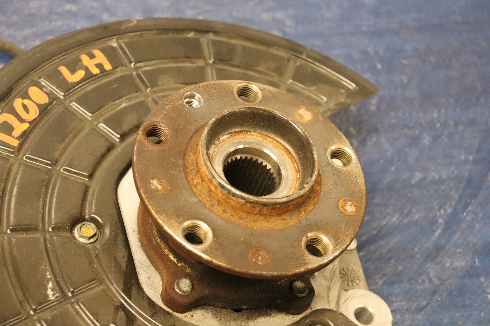 2017 17 MASERATI GHIBLI SEDAN S 3.0L V6 OEM LH REAR SPINDLE & ARMS #1200