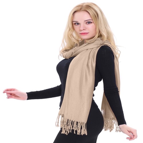 Solid Color Design Shawl Scarf Wrap Stole Throw Shawls Pashmina CJ Apparel *NEW* - Picture 622 of 756