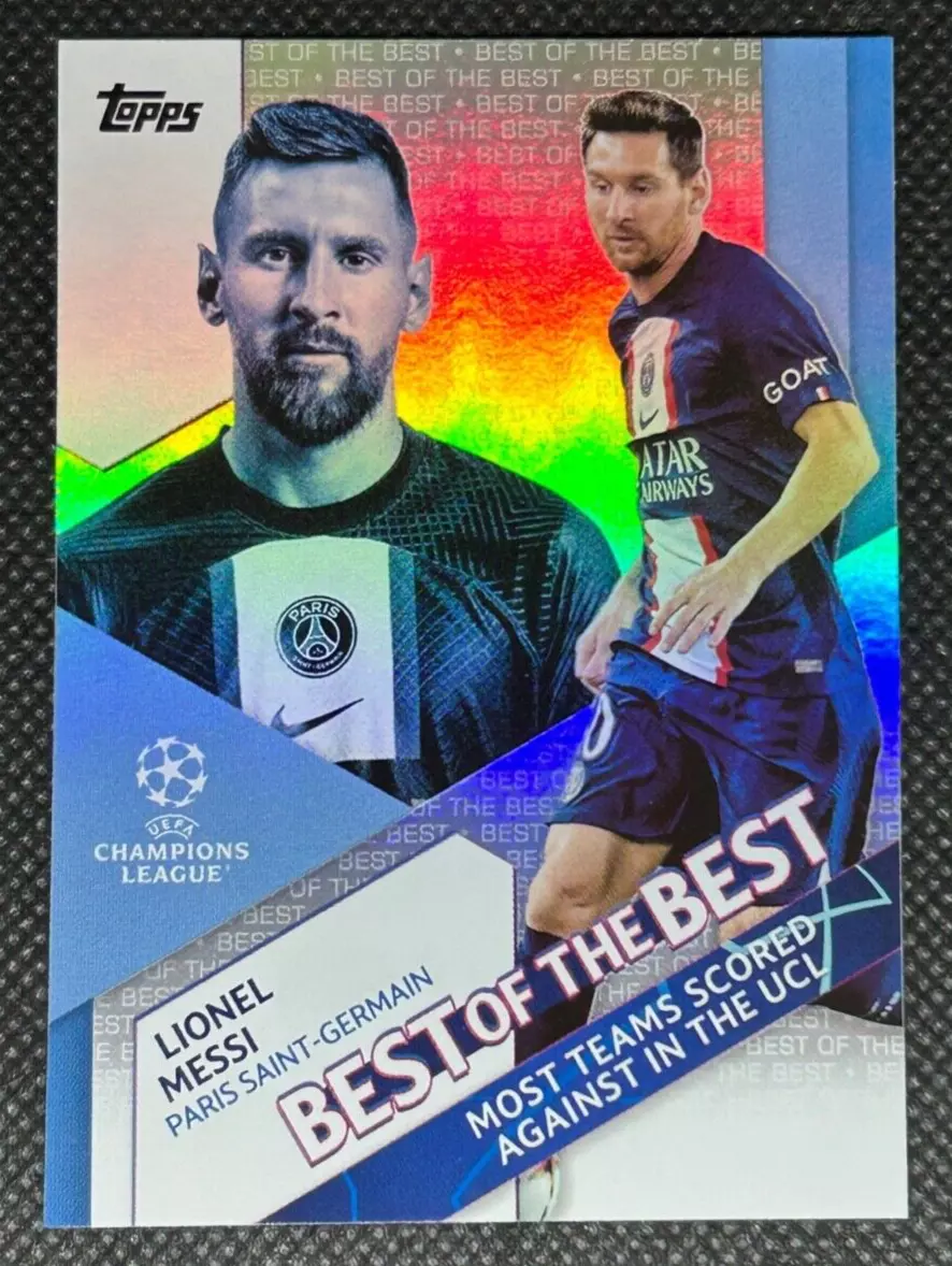 Lionel Messi 2022-23 Topps UEFA Club Competitions Best of the Best #BB-7