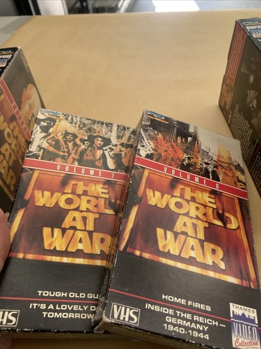 The World At War Series Early Edition -Thames 1988 - VHS - Volume 1 To 12 - Picture 5 of 7