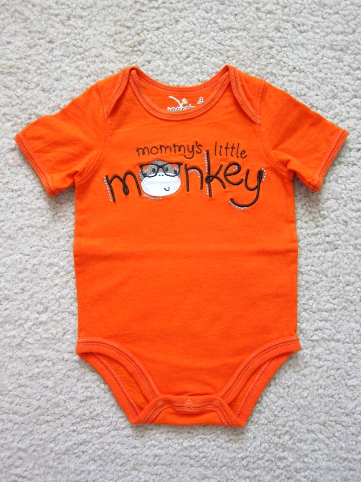 Baby Boy 3 месяцев боди пират обезьяна Carters шорты брюки Summer Beach б/у - Изображение 4 из 4