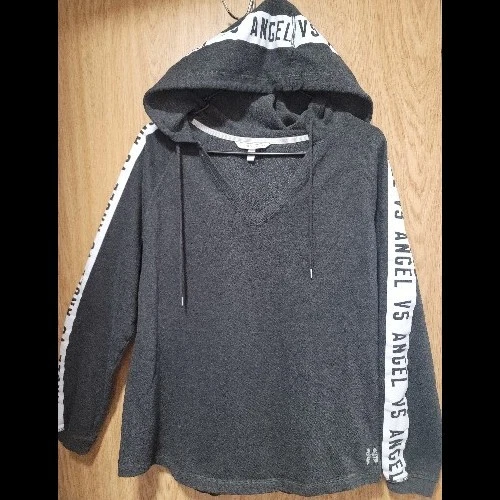 UNDERCOVER Felpa con cappuccio Victoria's Secret VS Angel grigia ~ taglia S