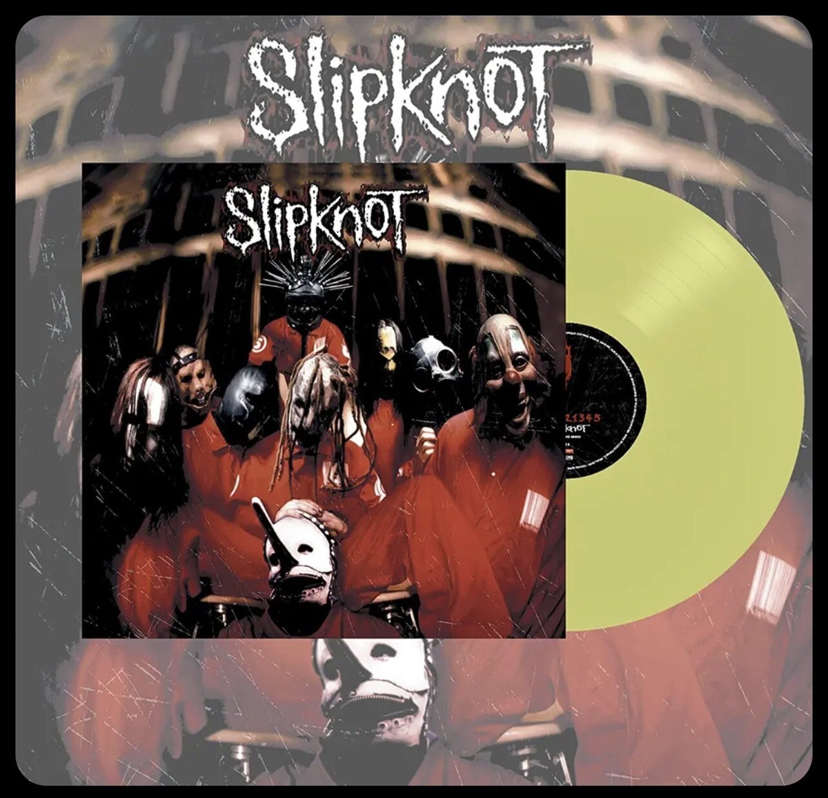 SLIPKNOT - S/T - LIMITED EDITION LEMON VINYL LP - BRAND NEW