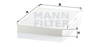 Mann-Filter CU 3037 Filter, Innenraumluft FÜR Audi Seat