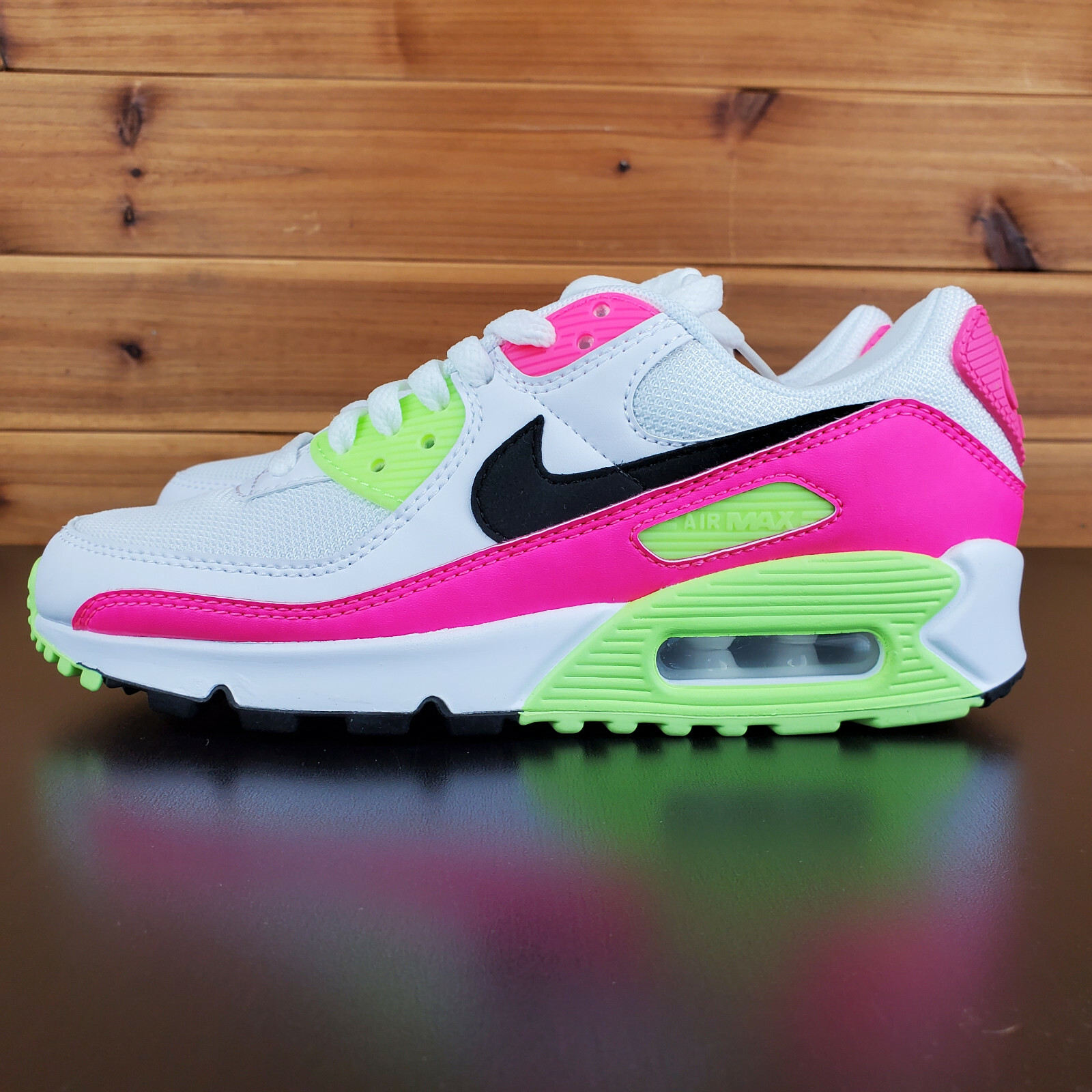 nike air max 90 pink and green
