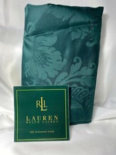NEW Ralph Lauren GREYCLIFF HUNTER GREEN JACQUARD One Pillow Sham Standard 1 