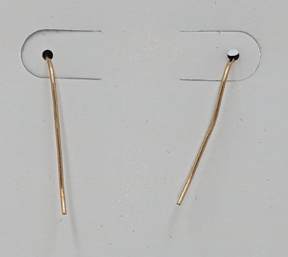 Handmade Dangle Earrings Gold Filled Ruby Color S… - image 3