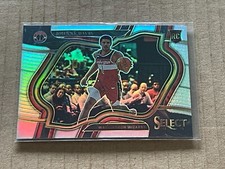 2022-23 SELECT SILVER HOLO PRIZM COURTSIDE JOHNNY DAVIS ROOKIE WIZARDS #300