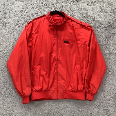 Bomber Parachute Windbreaker Paragliding Bomber Jacket Mens L Red