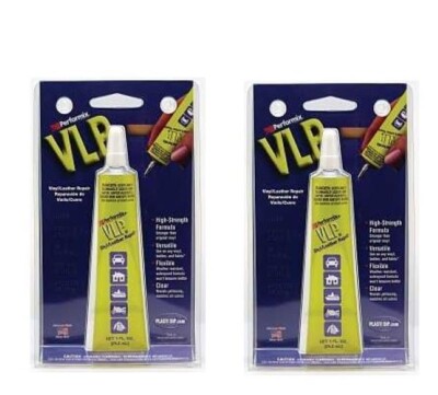 Plasti Dip 61Z09 Vinyl and Leather Repair, Liquid, Strong Solvent, Clear (2-PK)