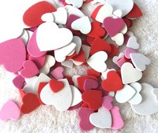 HEARTS Foam Shapes Kids Crafts Scrapbooking Classroom Daycare Stickers