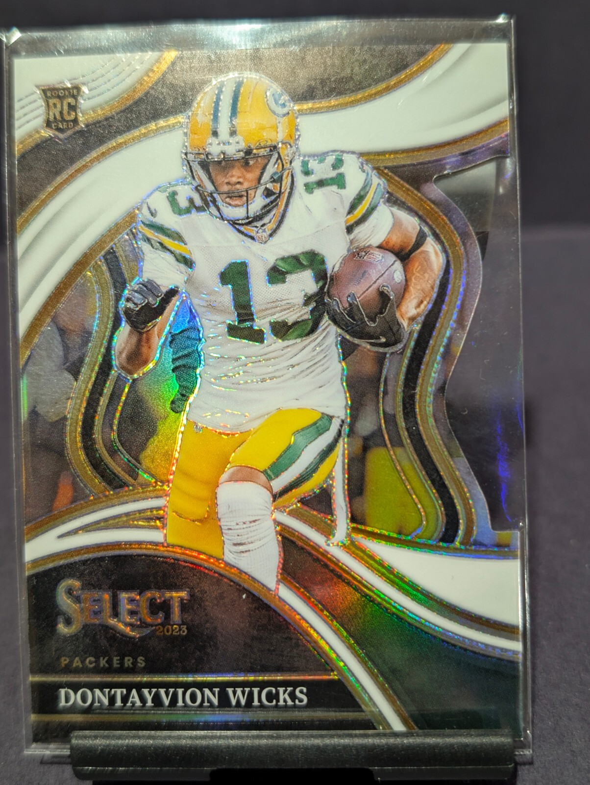 2023 Panini Select - Club Level White Prizm Die-Cut #271 Dontayvion Wicks /199