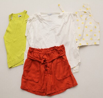 4 PIECE LOT MAYORAL GIRL'S SIZE 18 BOUTIQUE CLOTHING SHORTS TOPS BRAND NEW