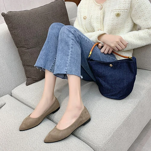 Women Flats Slip On Loafers Walking Women's Comfort Fashion Casual Shoes - Bild 64 von 87