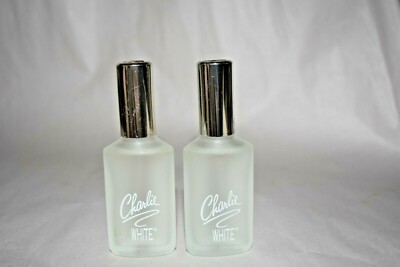 2X Revlon Charlie White eau de toilette spray .5 oz each 