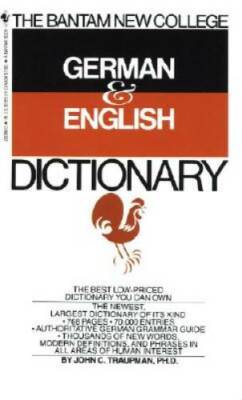The Bantam New College German & English Dictionary (English and German E - GOOD