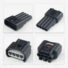  4 Pin Ignition Coil Cable Wire Connector Plug Male Female Waterproof For Car