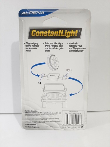 Alpena Constant Light Anti Flicker Headlight Prevent Interference Aftermarket - Picture 2 of 2