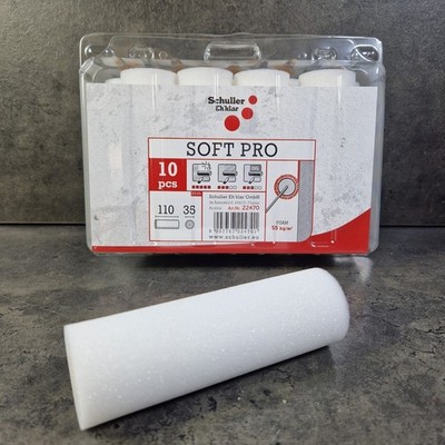10 Lackwalzen 110mm superfein beidseitig gerade SOFT PRO Schuller Eh´klar 22470
