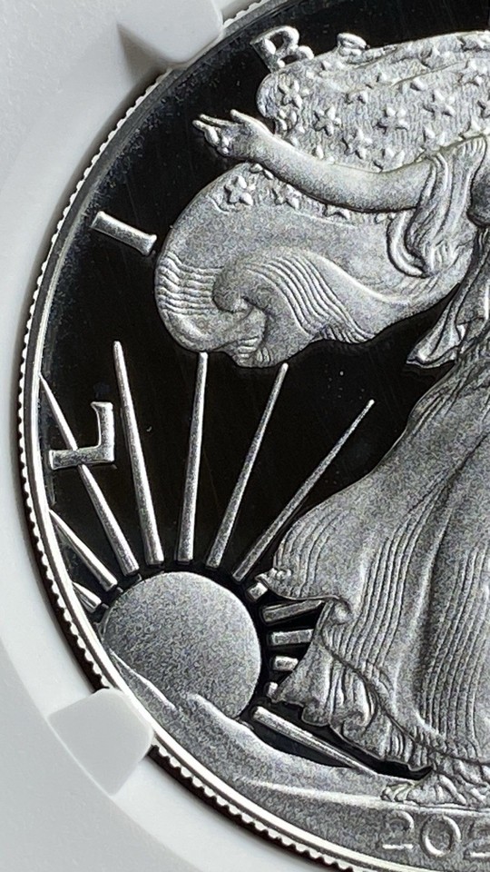 2025 W Silver Eagle Army 250th anniversary privy NGC PF69 with COA and ...