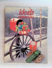 Ideals Christmas Magazine December 1987 Winter Holiday Presents Snow Scene
