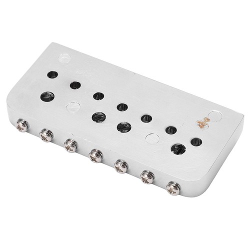 7 String Guitar Fixed Bridge Metal Tailpiece Electric Guitars Part Accessories - Picture 10 of 22