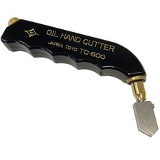 TOYO TC600SVB Black Handled Pistol Grip Supercutter Glass Cutter Straight Blade