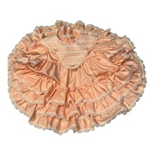 Vintage Martha s Miniatures Ruffle And Lace Dress 12 Months