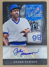2016 Panini Pantheon Gallant ANDRE DAWSON Game-Worn Material Auto 1/1 🔥