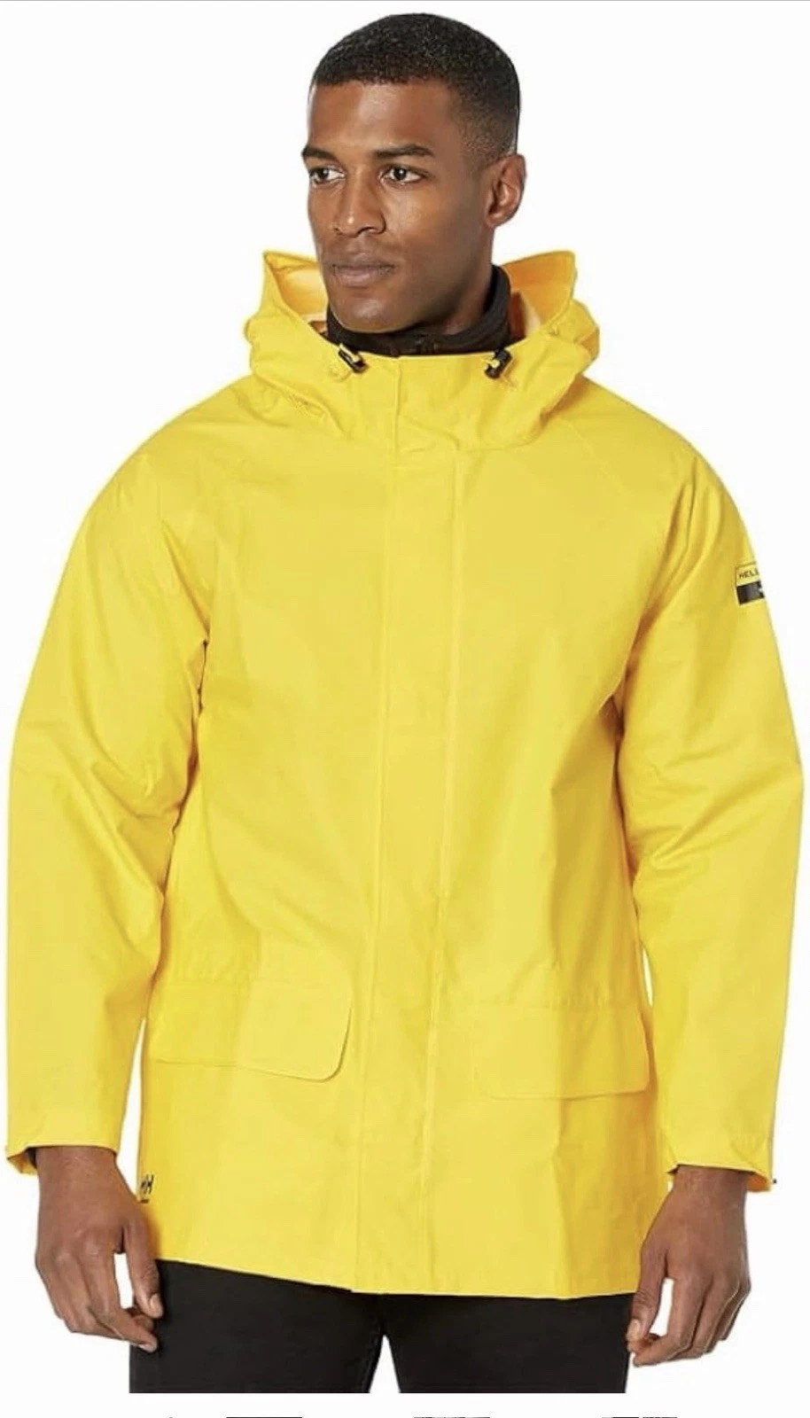 Helly-Hansen Workwear Mandal Waterproof Jacket for Men - Adjustable Hood Yellow
