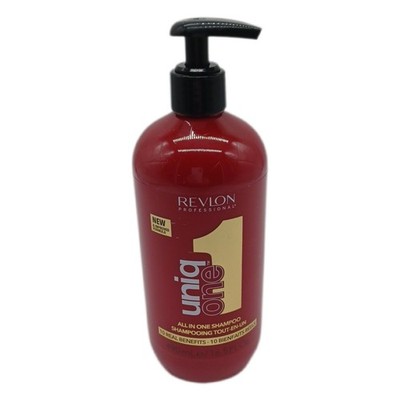 REVLON PROFESSIONAL UniqOne All in one Shampoo, 490 ml, pflegendes Haarshampoo z