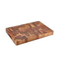 Acacia Wood End Grain Chopping Board For Cakes And Sweet Treats 18 x 12 x 1.75"
