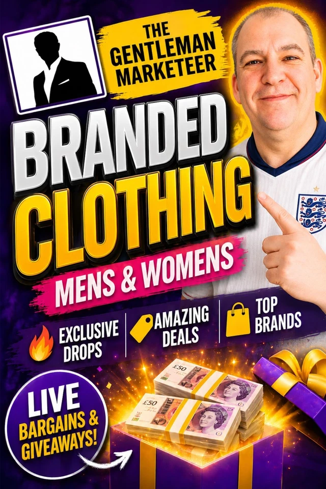 eBay Live # Branded Men’s @ Women's Clothing