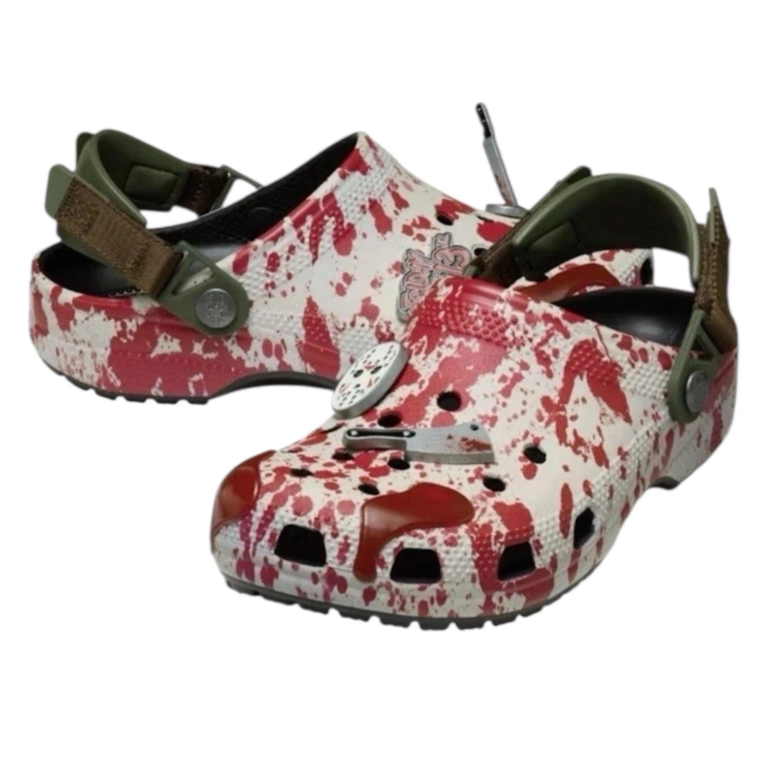 CROCS Classic Friday The 13th Clogs Mens 11 Womens 13 Slip On Shoes 212073-90H