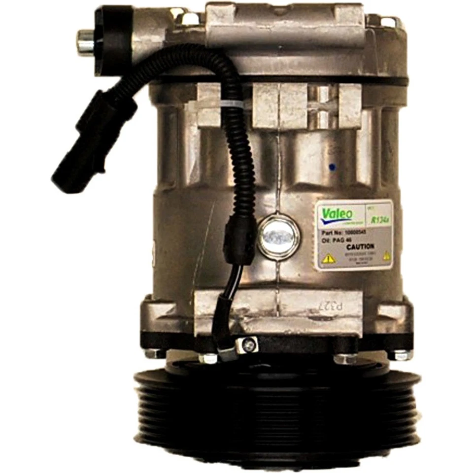 Compresor de aire acondicionado Valeo 10000545 para camioneta Ram con embrague Dodge Dakota 1500 Foto 3 de 4