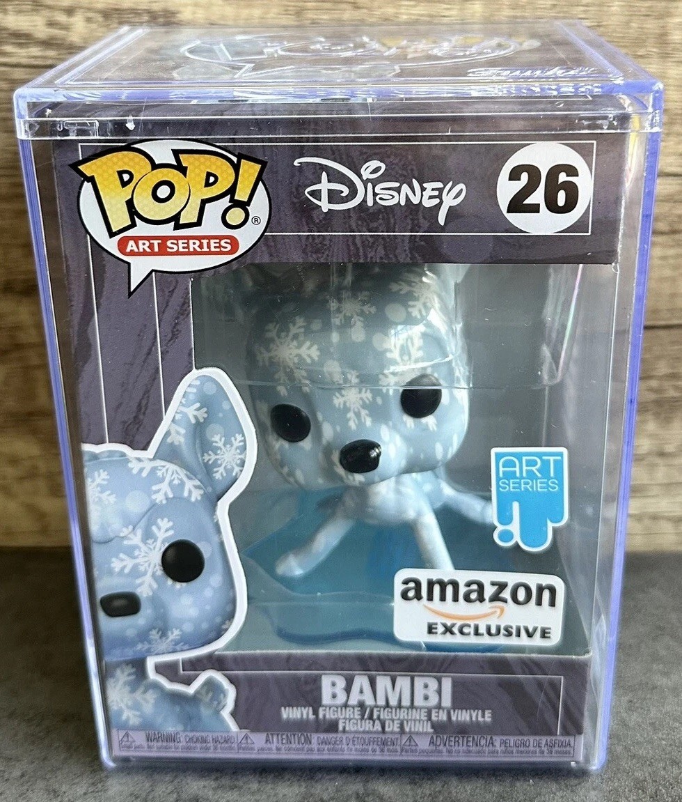 Bambi Blue Snowflakes Funko Disney Art Series Amazon Exclusive Pop