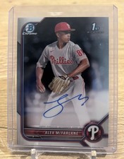 Alex McFarlane Bowman Chrome 2022 Auto