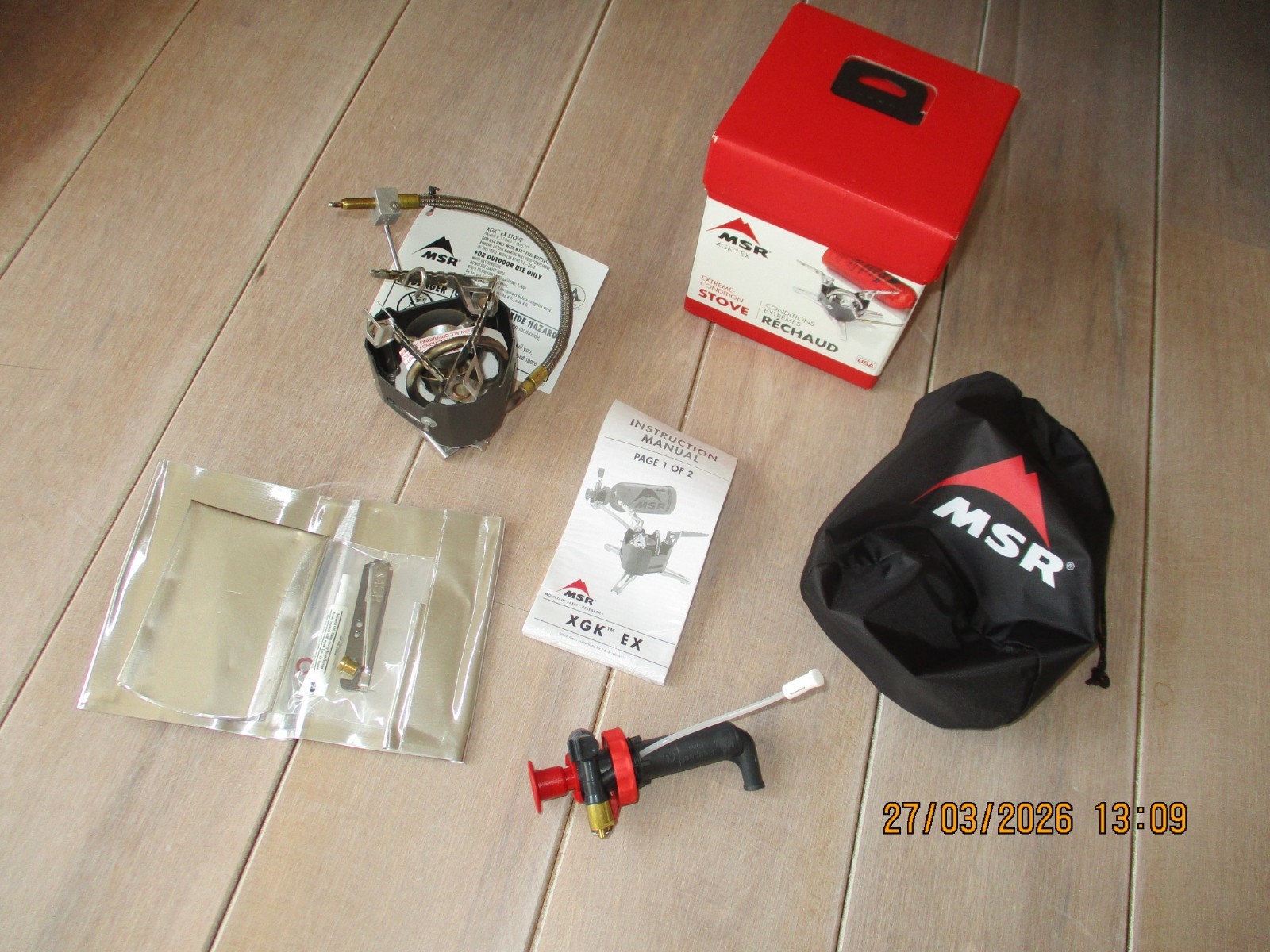 MSR XGK EX Mountain Safety Research Kocher Mehrstoffkocher Stove Rechaud NEU OVP