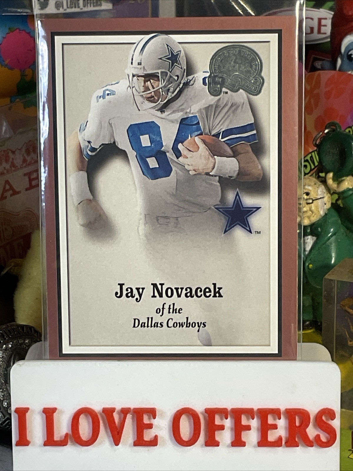 Jay Novacek 2000 Fleer Greats of the Game Dallas Cowboys #75 C Store More Rare