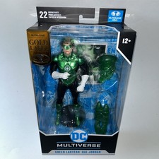 DC McFarlane Multiverse Green Lantern Hal Jordan Gold Label 7  Action Figure New
