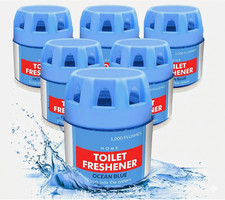 2-30pk Toilet Bowl Freshener 1000 Flushes Blue Cistern Block Limescale Cleaner
