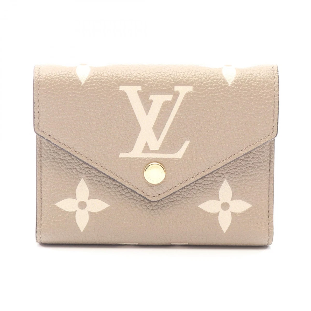 LOUIS VUITTON Victorine Bicolor Tri-fold Wallet M81861 Monogram