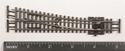 Peco SLE391F N-Bahngleis Code 55 Electrofrog Weiche 4 Small Rechts