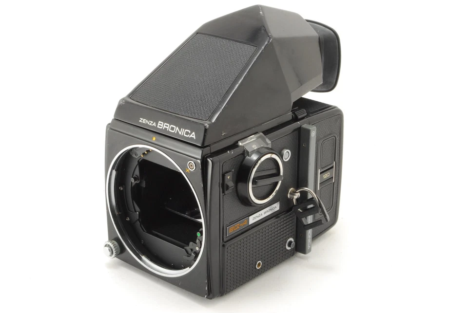 [全新完好] ZENZA BRONICA SQ-A 120 机身 AE Finder 80 毫米 150 毫米 250 毫米镜头日本制造 — 第 4/4 张图片