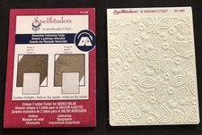 Garden Delight 2 sided Spellbinders M-Bossabilities reversible embossing folder
