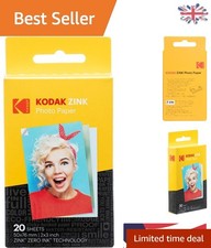 Fade-Resistant 2x3 inch  ZINK Photo Paper - 20 Sheets for Creativity