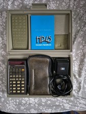 HP-45 Scientific Calculator FULL KIT   Tested-Battery compartment clean, no corr
